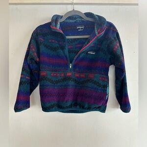 Kids Patagonia fleece pullover